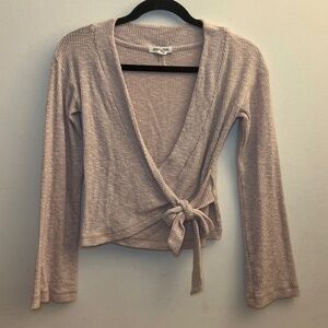 Billabong Light Pink Wrap Top